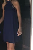 I absolutely loved the dress! The only thing I would change is to get a smaller size because the lace straps were big on me! - Deziree A.