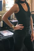 This top is perfection. The material is nice and thick making it super slimming and tucking in all the right places. Fits like a glove! - Abbie L.