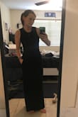 This is by far one of my favorite dresses! The fabric is soft and stretchy and the length is perfect for me! It hugs my curves the best way possible while being amazingly comfortable (. The slit is a little high for family friendly events but I love that this dress can be dressed up or down depending on shoes/jewelry. Also, the pocket is awesome! If you're on the fence, get it! Lulus, PLEASE make this in other colors (navy, green, garnet??)!! - Lauren M.
