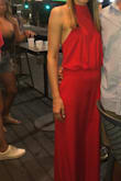 Obsessed with this outfit, but I did need to get it hemmed. I wore 3 inch heels and I still had to get about 2-3 inches cut off. - Caelan M.