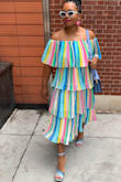 I wore my dress at my daughter's graduation ceremony. I got so many compliments. It was flattering. I love the colors, the fit, everything! I felt so confident wearing it. - Muriel W.
