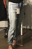 So, these jeans in size 1 aren't exactly true to size for me, but sized down because I thought a 3 would be too big/long (i fluctuate between 25.5-27 on my waist) but for someone who is a true 25 - I think it would fit perfectly! It still fits me with slight squeeze (def won't be wearing a crop top with it any time soon) but I LOVE these jeans so much that I'm going to keep it as my lose weight goal! Ha! They're soft - and as other petite reviews stated, I needed to roll up the end for a cuffed look. - Michelle Y.