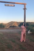 I love it! It hugged my body perfectly and the color was just right. I was able to dance in it and wore heels. My heels did not get caught on the dress. :) - Francine O.