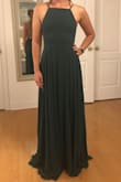 I love this dress! It's a bit long so I'll be getting hemmed and wearing it to a wedding. The colour is fabulous and the back is stunning. Great quality too! Definitely recommend it. - Amanda S.