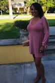 Loved the dress! Very comfortable and light weight. Fits perfect! - Christina L.