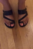 I had wanted to order a size 7 in these but they were unavailable. I kept the 6.5 though because I like them and have been given compliments on their style. - Debbie M.