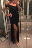 This dress is head to toe perfection. I have a wedding coming up and needed a formal dress that would impress & I can't wait to wear it. This dress for in all the right places and super elegant with a sexy slit to make this dress unstoppable. - Rachael J.