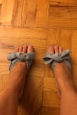 I love these! The only thing is that the bow is tied super tight so it literally hurts your foot so just make sure to make it lose. Otherwise, super cute! - Ravit F.