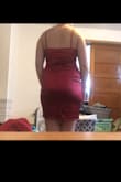 This dress is absolutely gorgeous, so beautifully made and had amazing quality! I'm usually between a medium and large and the large fit pretty well; however, I would've wanted some kind of bra to fill out the top. Unfortunately the style in general just doesn't flatter my body shape (I store fat in my love handles so tighter styles really accentuate that). Would absolutely recommend this dress to those confident in their own skin though! - Kyler P.