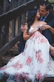 Love this dress. Wore it a couple times already as a wedding guest, but also for my wedding engagement photos! Only thing is that it was super long and it needed to be tailored. - Minna N.