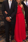 Wore it to a wedding and it was a tad bridesmaid-y (and I was not a bridesmaid), but I didn't care, so if you don't care then get it. It was flattering, flowy and comfy and the red was really pretty. You need to wear higher heels if you are on the shorter side or prepare to have the dress hemmed. I will def shop here for dresses again ... I trust without trying on. - Caren Q.