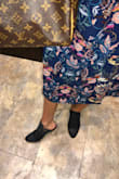 I really love this dress. The colors and patterns are very pretty. Perfect for transition into fall and for work and play! The cut of the dress is flattering and classy. Really glad I got this! For reference I got an XS! - Marley E.
