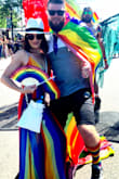 Cute dress! Runs large. I had to alter it myself because I ordered it too late to return it for another size. Will wear it at Pride every year!! - Rhonda H.