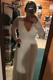 This dress is so beautiful and perfect. I wanted to wear for my wedding, but change of plans and have to look for a maternity friendly dress. - Priscilla R.