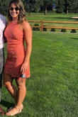 Bought this for a summer wedding, it was perfect! The coral was complementary for the summer tan and it was super comfortable yet sexy! Even spilled red wine on it and the lace overlay hid the spillage and it came out completely! - Kimberly A.