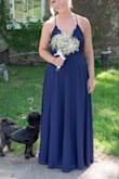 This dress was awesome! I wore it to my sister's wedding, as the Maid of Honour I was busy all night and I felt so comfortable! I highly recommended this dress! I did have to get it shortened, it is extremely long! - Abby-Lynn N.