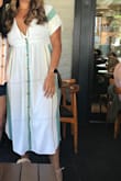 Dress was very comfortable and light weight. I bought an XL because of my height and it was too big in the bust area. I would order a size down so you don't have any pop out surprises. Overall still satisfied. I'll keep wearing it. - Lea V.