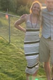 Super comfy and fits true to size! Material isn't super thick so it's great to wear on hot days even if it is longer. - Claire G.
