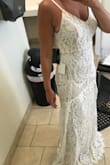 I am having a wedding in beautiful Sedona and I came across this dress! Did not think to spend only $100 on a wedding dress, but it fits so beautifully. Hugs my body in all the right places. I do need to get it hemmed. Other than that it lays smooth on my body and gives me shape! Can't wait to look gorgeous in it on my wedding day. - Janeen R.