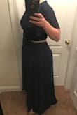 Figure flattering dress for formal event!!! I loved the open back but able to wear a regular bra!!! I just had my second baby and this hides mommy pouch!! - Cerissa R.