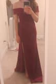 it fits perfectly! the color of the dress does look a little different during night and day. During the night it looks more of a deep wine red. The quality of the dress fits the bill of the price you're paying. Material is good but there are certain stitches that are not perfect. But for the price you're paying, it's worth it. I definitely have to alter the ends for my height. - Deon T.