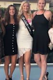 I wore this dress one night during my bachelorette party and I could NOT have asked for a better/cuter dress! It fits pretty true to size. I'm 5'11 and 170 lbs and I was scared that the large would be too tight but it was perfect and I got so many compliments! The length is perfect for us tall girls! I've ordered a few other dresses off Lulus and they always end up being too short but this was perfect length. 10/10 recommend! - Haley D.