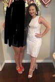 I bought this dress to wear to my bachelorette party. I wanted something sexy yet classy. Finding this is was perfect! It wasn't too tight in any places, and I have a bigger butt than most girls so I wanted to something that wasn't too tight there too. I got so many compliments from this dress. I can't wait to wear it again for my bridal shower and rehearsal dinner. - Nina P.