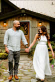 I LOVED this dress for my woodsy elopement. I was nervous because I had to pack it in my bag across country and didn't know how it would travel. I fully expected having to steam it but when I pulled it out of my suitcase it was wrinkle free. The fabric is great quality and felt expensive. It was super comfortable but the skirt is very long. - Erica J.