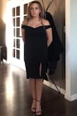 Dress is beautiful. Material is good quality. I ordered an XS & S based on reviews. Most said to order a smaller size, but the small worked best for me. - Amy F.