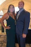 The color is so unique and the dress fits perfectly, not too snug or baggy. It is a little long, but it should work with heels. Bought for a formal wedding in July (Everyone LOVED the dress!) and possibly will wear as a Maid of Honor dress in March. - Caitlyn C.