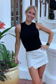 This skort is so cute and comfortable!! It was great to wear on my beach trip. I was able to ride a bike in it and go to dinner dressed up, ha! - Ashley W.