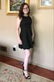 My only complaint is that it's not padded at all so you do have to wear a strapless backless bra or pasties for the back to look as good as it's supposed to. If it had built in padding I think it would be a bit more convenient, but all in all a great dress! I got so many compliments and I was comfortable all night. :) - Rose L.