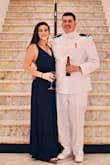 This dress is so comfortable and elegant! The back is very pretty and is definitely the best part of the dress. But the color is perfect and the fit is true to size. I wore this to a military event and received a lot of compliments on it! It can also be dressed down or dressed up depending on the occasion. - Madison N.