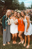 Wore this dress for a bridal shower. Super comfy and flowy. Sort of a boho vibe. - Destinee M.