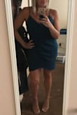 This dress was amazing! Fit perfectly, comfortable, classy, hit in the right spots and, hide the bad ones. - Laura C.