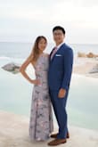 I've been shopping at Lulus for a while now and this is one of my favorite wedding guest dresses!! Wore it to a beach wedding in the Dominican Republic. I had to get it tailored but I have to do that for most Lulus floor length dresses. The dress is actually double layered, which I liked because it gave the dress a nice weight and helped because it was chilly at night by the beach. Love the bib style front since I'm smaller chested. The back is super cute- I wore silicone bra cutlets to make it all look seamless. Overall beautiful quality dress, super comfortable, bottom is flowy and easy to dance in. Got a ton of compliments! - Angela H.
