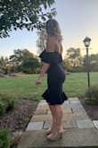 Wore this to a summer wedding. The material was perfect - it was stretchy but also sucked you and was supportive in at all the right places. Felt so comfortable and sexy all night! Can't wait to wear it again! - Kristen H.