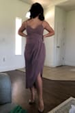 This dress is super flattering! I love the swoop of the skirt, and the straps are adjustable which is a huge plus for a short girl like me! I would definitely recommend! - Erica M.