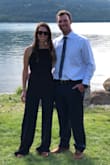 I loved this for a fancy wedding. I am almost 5'9 and it was long. I needed a little bit of a heel so that the bottom wouldn't drag. I didn't wear a bra and felt comfortable. LOVED this outfit and had so many compliments. Sexy but stylish! - Alyssa D.