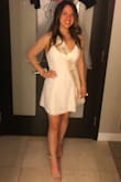 This was perfect for my bachelorette weekend! I wanted a white dress that wouldn't be see through and this was it ! :) - Jennifer C.