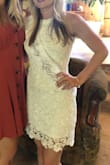 Ordered this dress for my bridal shower and loved it! The quality of the fabric is great, and it fit really well! - Kimberly D.