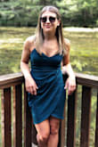 I've been looking at this dress forever and finally ordered it. I do normally wear a small but I have noticed I like the fit better in the medium sizes of Lulus dresses, so ordered a medium. I wore this to a wedding and received so many compliments. It fit so great and was super comfortable. I'm going to order in the other colors available because I love it so much!! - Ashley B.