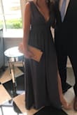 Beautiful dress! Just wished I had ordered a size smaller, it was loose on top but I didnt have time to return it.. double tape is useful to keep top in place. - Ivone L.