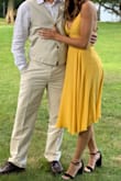 Love this dress! Wore it to an outdoor wedding and got several compliments on it. Definitely needs steaming beforehand but with that material it took me maybe five minutes to do so! - Emma J.