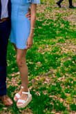 Obsessed with these shoes. They are true to size and pretty comfortable. They are great to dress an outfit up with the little bit of height it adds. The white is so cute and they are easy to clean if you get anything on them! - Stephanie S.