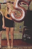 I wore this for my 25th birthday and received so many compliments! It's tight but not revealing, bringing in a nice mixture of class and flash. Good material that didn't show bumps or anything. - Julia R.