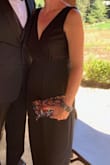 I wore this to my cousin's black tie wedding in Los Gatos, Ca, where everyone is stunning and still had so many ladies approach me to tell me how fabulous I looked. Great choice and it was comfortable and no fuss. Look for a bra with a clear strap in the back or no back strap because it is all lace. - Nicole P.