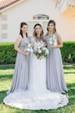 My bridesmaids used this dress and it looked beautiful on them. Only issue was that they were really, really long so if you're not over 6' feet, give yourself time for alterations. - Cristina R.