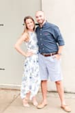 This dress turned out beautiful for pictures. It has a lot of flowy fabric that moves well when you walk. I normally wear a size Small in everything, but in this dress it was a bit too big so I returned and got an XS. The XS was a bit tight in my chest, but manageable and fit better than the Small. I'm a short gal, so it was a bit longer on me than the model but I still loved the look! - Courtney P.