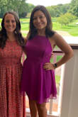 I bought this dress a year ago when it was final sale for $20! What a steal! I wore it this year to a bridal shower and it was perfect. It was modest but the open back gave it a nice sex appeal. The material is light and flowy, and I didn't even have to wear a bra, just some pasties! It gave me such support up too because of the adjustable straps. I definitely recommend this dress, it's nice that Lulus offers it in so many other great colors as well! - Pilar L.